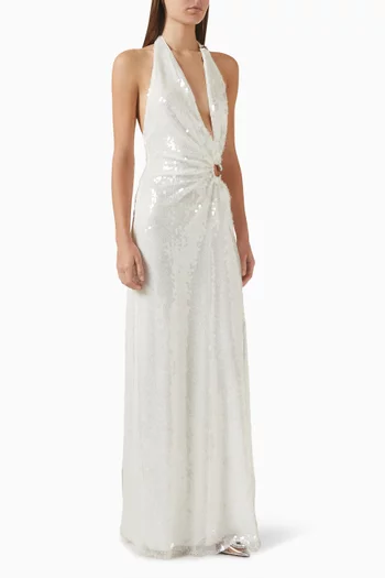 Devon Sequin-embellished Dress