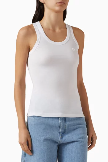 Logo Tank Top in Cotton