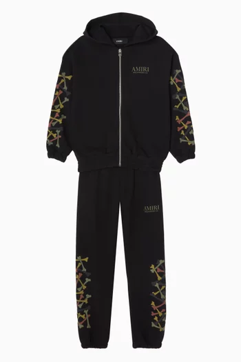 Staggered Scribble Sweatpants