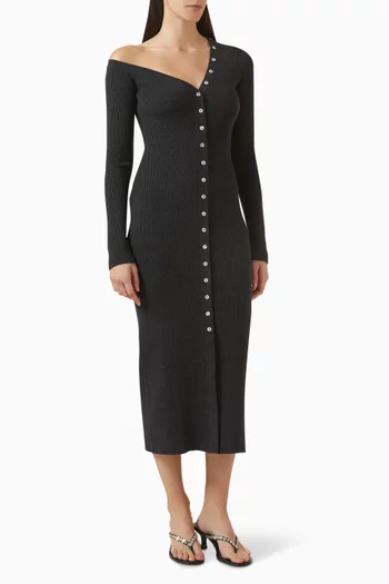 فستان كرافتس مان بنمط سترة مزيج فيسكوز