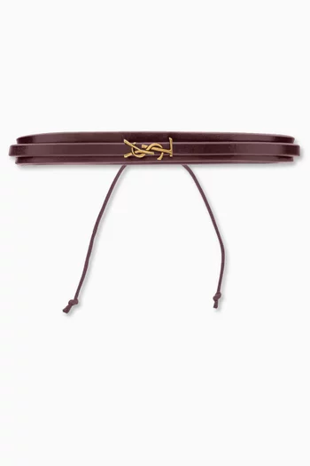 سوار بعدة طبقات وشعار كاسندر جلد