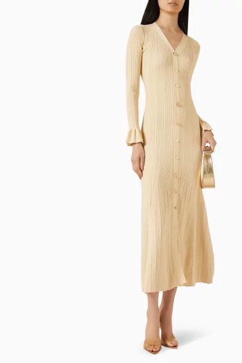 فستان متوسط الطول