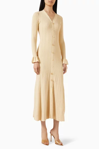 فستان متوسط الطول