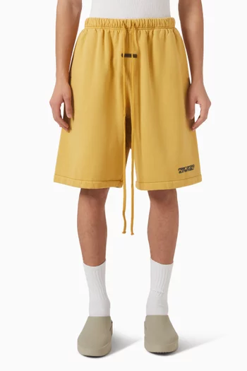 Relaxed Sweatshorts in Cotton-fleece