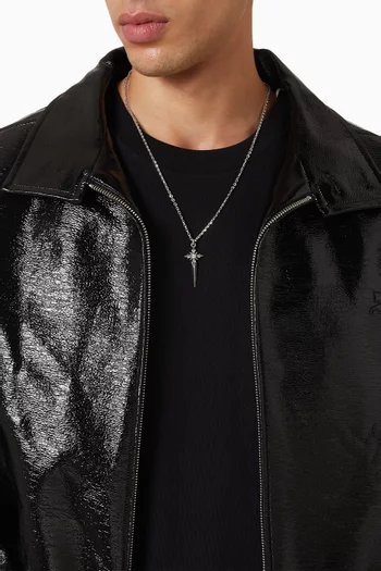 قلادة ستيلا فينتس مزينة بخنجر فضة إسترلينية