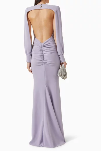 Draped Maxi Dress