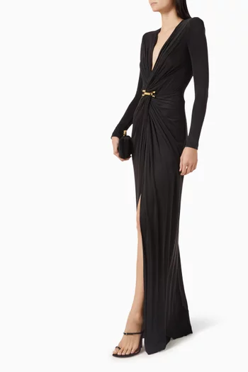 Draped Dress in Jersey