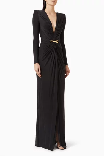 Draped Dress in Jersey