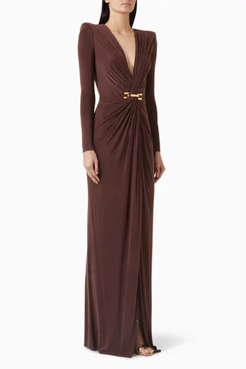 Draped Dress in Jersey