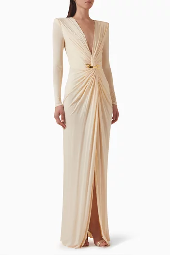 Draped Dress in Jersey
