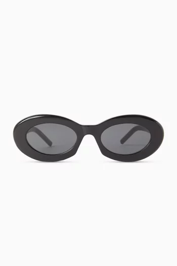SL 594-008 Oval Sunglasses in Recycled Acetate
