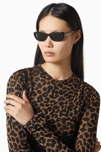 SL 822-001 Cat-Eye Sunglasses in Acetate
