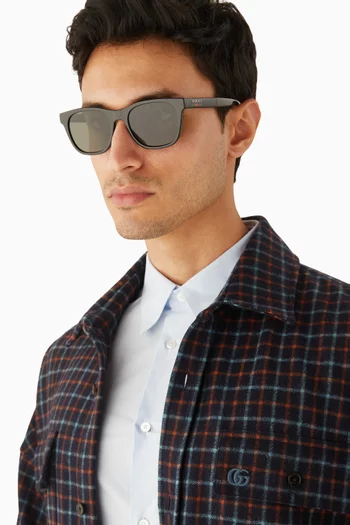 نظارة شمسية بإطار حرف D أسيتات