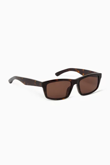 Rectangle Sunglasses in Acetate