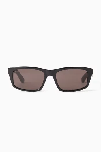 Rectangle Sunglasses in Acetate