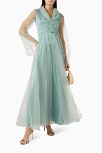 فستان جيلدد طويل