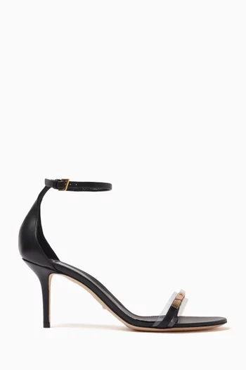 Sandals in Leather & PVC