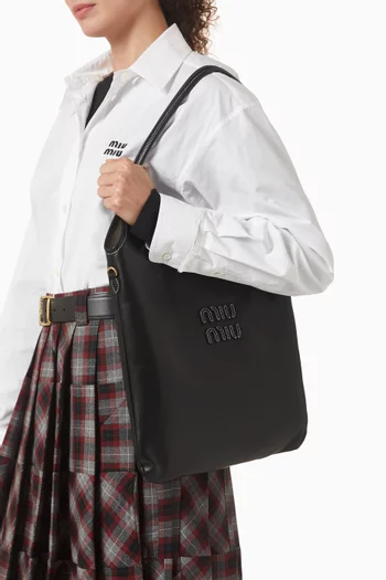 حقيبة كتف آيفي بيد علوية جلد