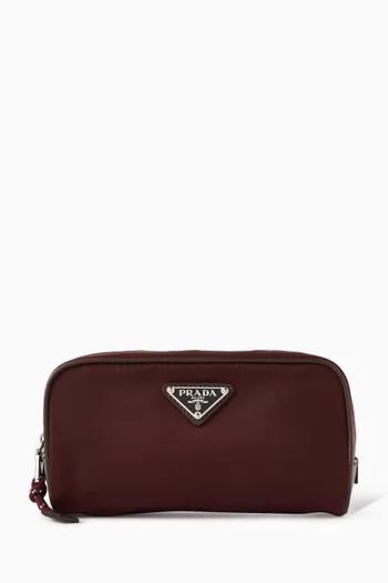 حقيبة سبيد روك صغيرة نايلون معاد تدويره وجلد