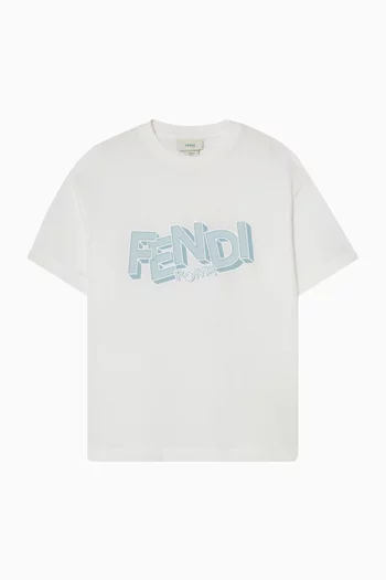 Logo-print T-shirt in Cotton