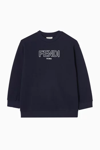 Logo Sweatshirt in Cotton