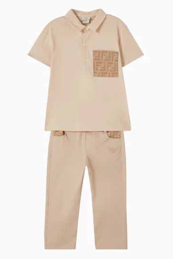 Logo-print Pocket Polo T-shirt