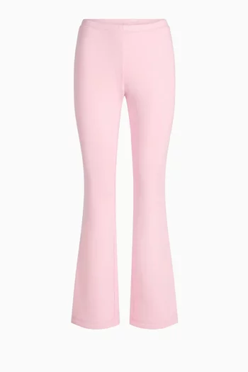 Cotton Fleece Slim Pants