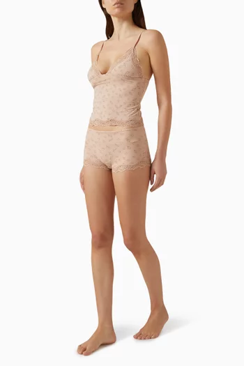 Fits Everybody Lace Cami & Boyshort Set