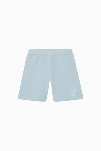 Logo-embroidered Shorts in Cotton