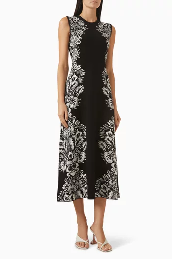 فستان ليانا مزيج فيسكوز وجاكار