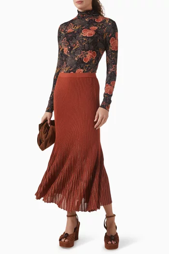 Vera Knit Midi Skirt