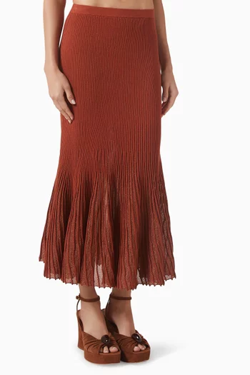 Vera Knit Midi Skirt
