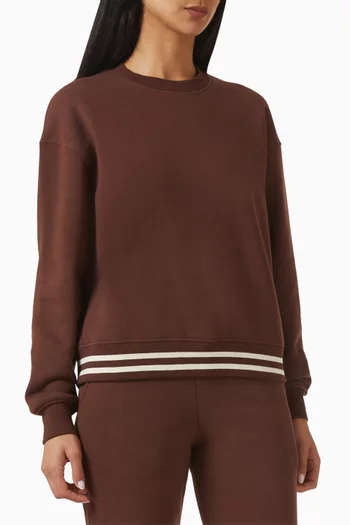 Toluca Lisel Crew Neck Sweater in Cotton-blend