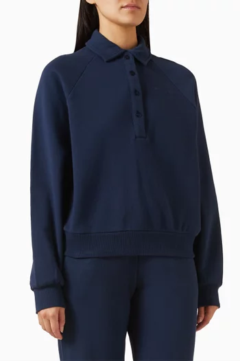 تي شيرت بولو إيل بفتحة رقبة بياقة قطن