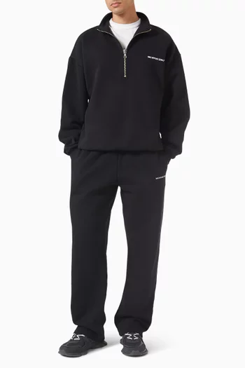 Uniform Quarter Zip Sweatshirt in Cotton