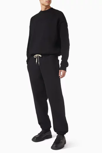 800 GSM Superweight Cuffed Jogging Pants in Cotton