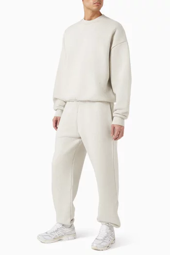 800 GSM Superweight Cuffed Jogging Pants in Cotton