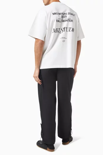 Script T‑shirt in Cotton