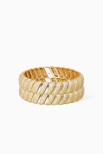 سوار ذا بيج كوبرا نحاس مطلي ذهب