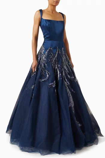 Sequin-embellished Ball Gown in Tulle