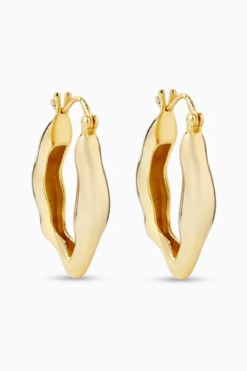 B.O Alegra Earrings in 24kt Gold-plated Metal
