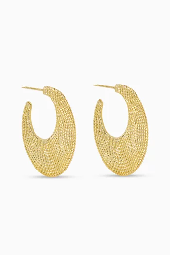 B.O Luna Earrings in 24kt Gold-plated Metal