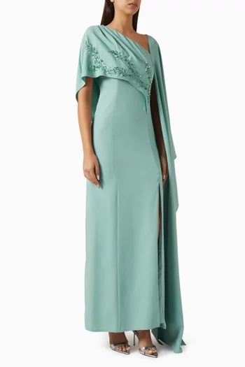 فستان بكاب درابيه كريب