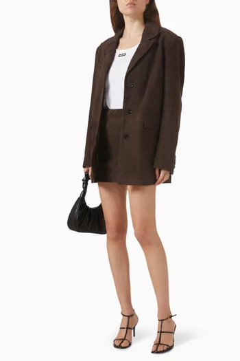 جاكيت بقصة فضفاضة شمواه