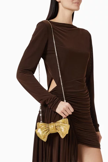 كلاتش جست فور يو بتصميم عقدة مرصع بالكريستال