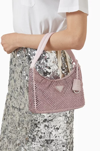 حقيبة ميني 2005 بإصدار جديد مرصعة بالكريستال ستان