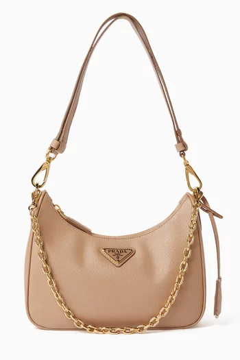 Mini Re-Edition Bag in Saffiano Leather