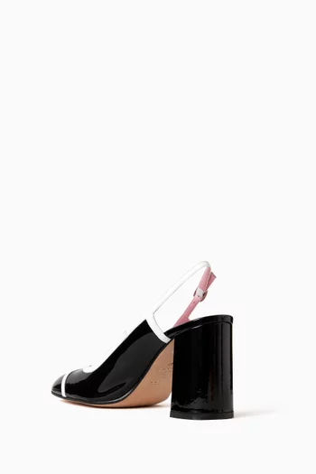 Alizee 90 Slingback Pumps in Leather