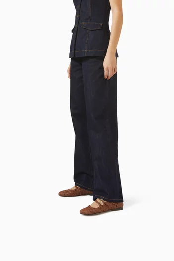 Ariana Crochet Ballet Flats