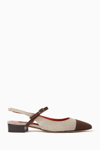 Oceano 20 Slingback Pumps in Canvas